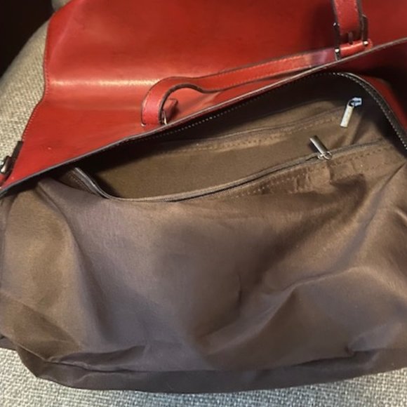 Brand New Burgundy Purse/Shoulder Bag from Bali - Picture 6 of 12